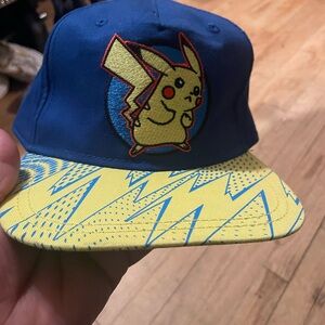 Rocawear Blue and Yellow Pikachu Hat
